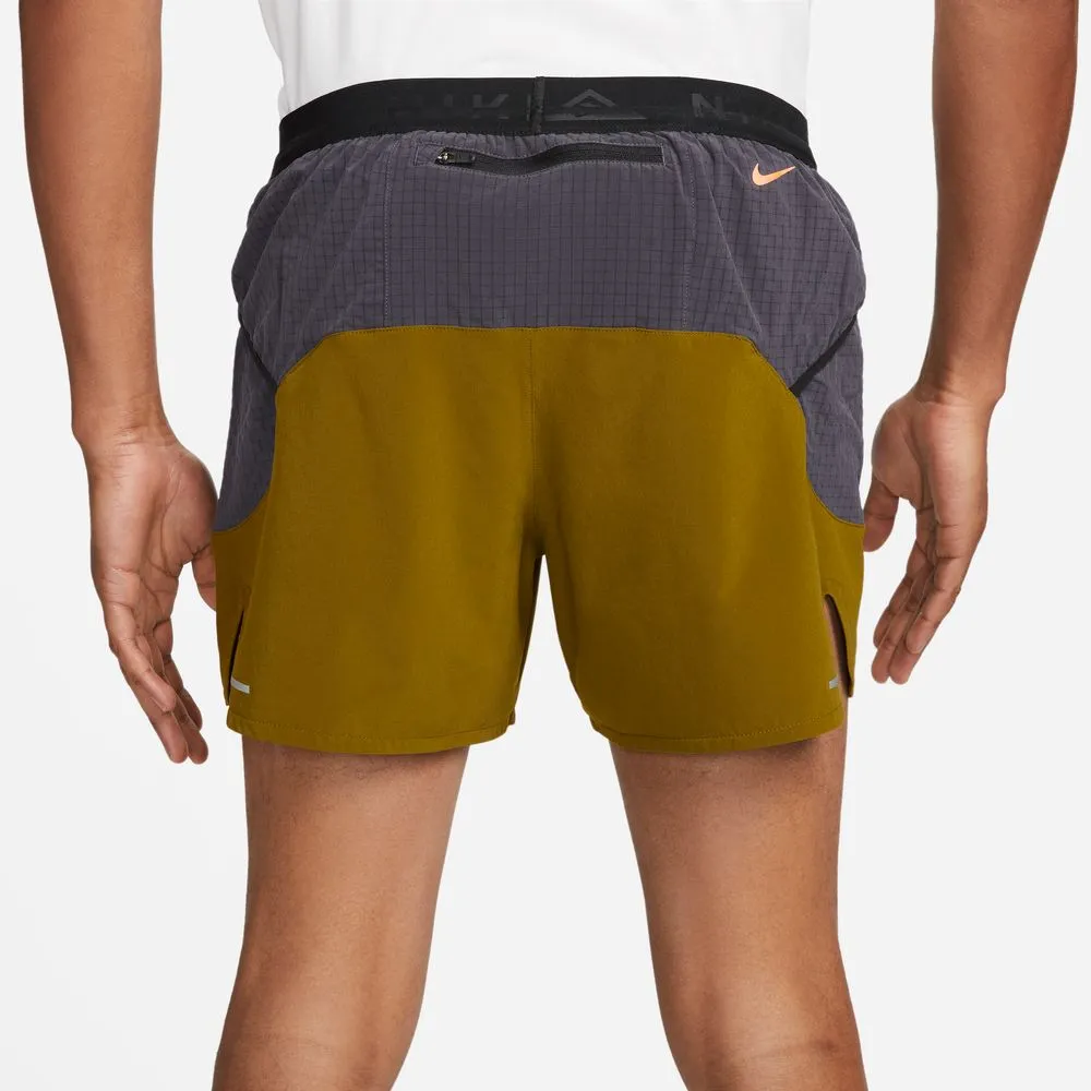 Mens Nike  Trail Second Sunrise DF 5in Shorts