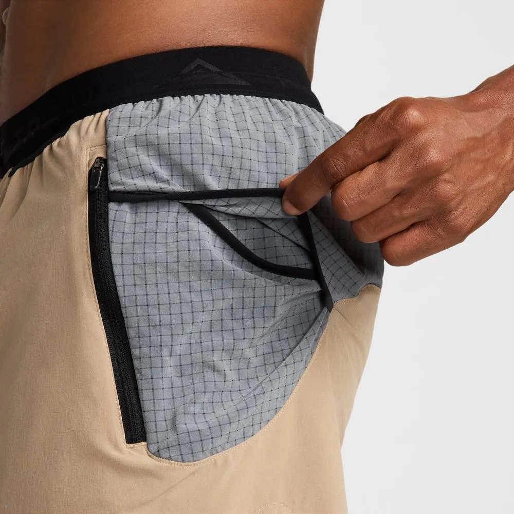 Mens Nike  Trail Second Sunrise DF 5in Shorts