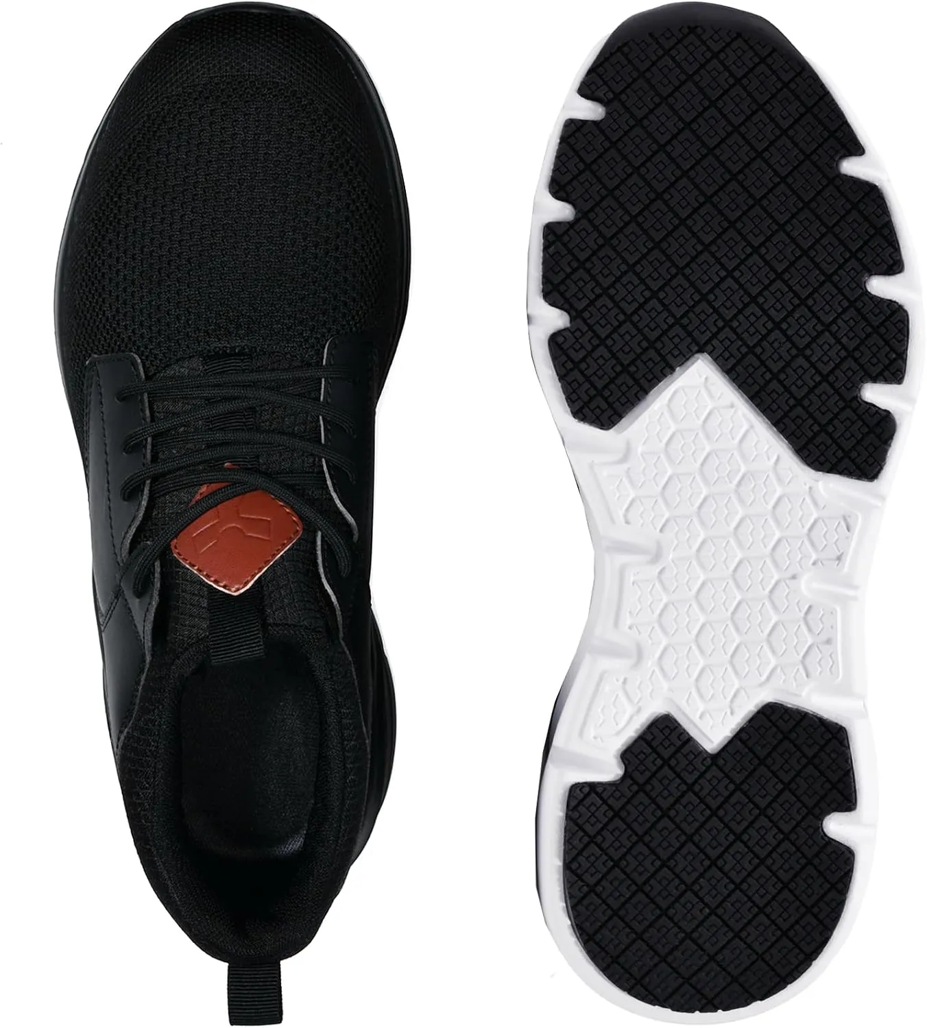 Mens Non Slip Work Whoes Slip Resistant Restaurant Waterproof Shoes Food Service Chef Kitchen Breathable Walking Sneakers