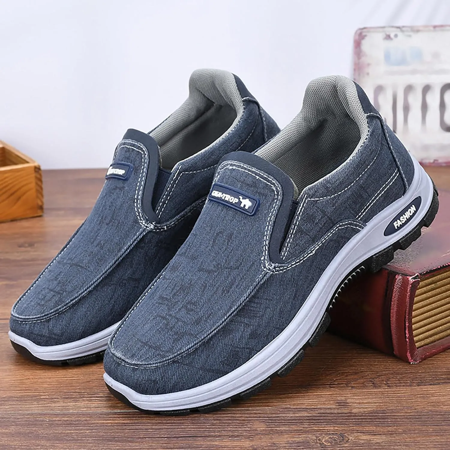Men's Shoes Mens Slip on Shoes Shoe for Men Slip on Shoe for Men for Everyday and Travel Athletic Gym Sneaker