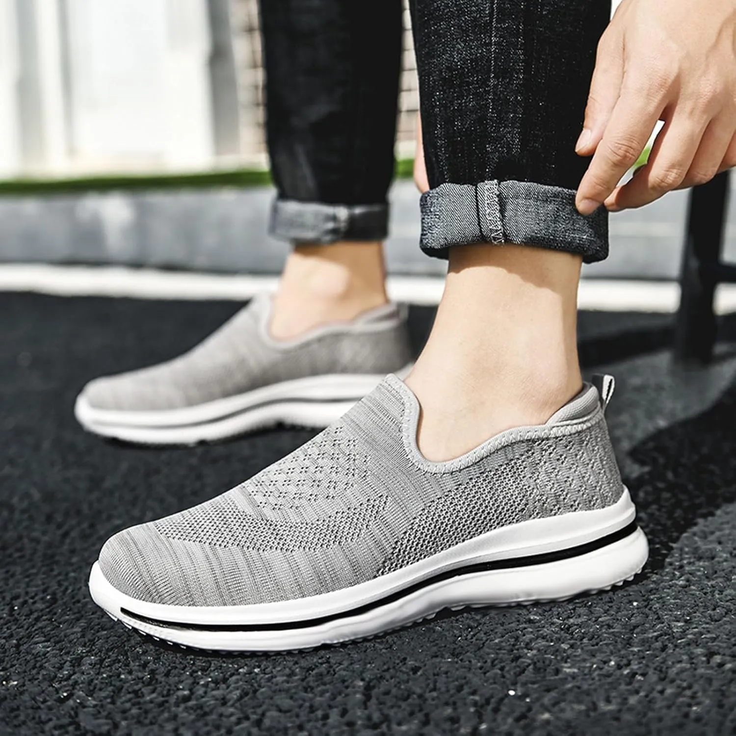Men's Shoes Mens Slip on Shoes Sneaker for Men Walking Shoe for Men Lightweight Breathable Sneaker