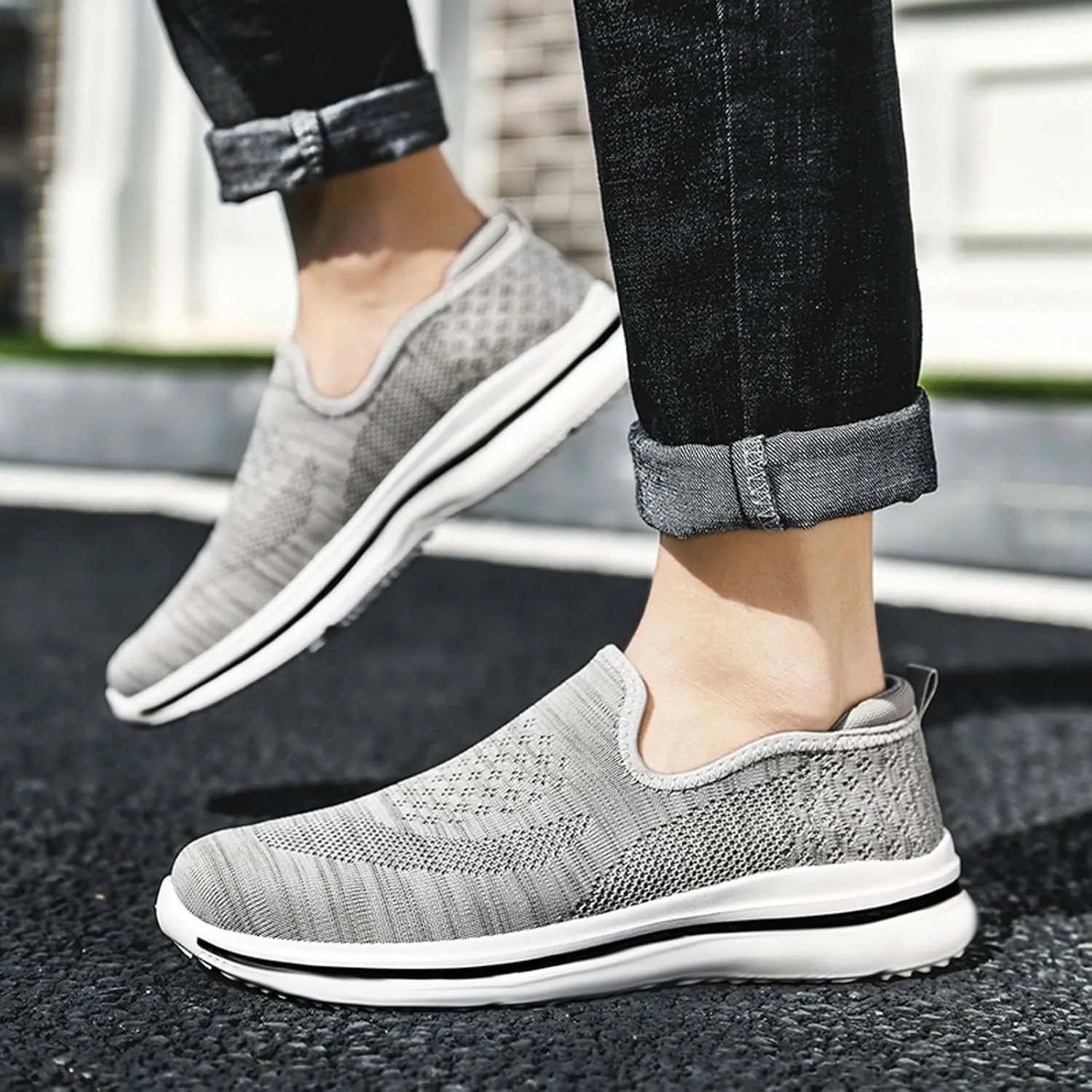 Men's Shoes Mens Slip on Shoes Sneaker for Men Walking Shoe for Men Lightweight Breathable Sneaker