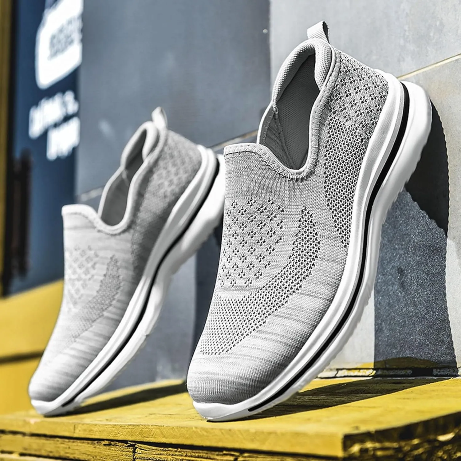 Men's Shoes Mens Slip on Shoes Sneaker for Men Walking Shoe for Men Lightweight Breathable Sneaker