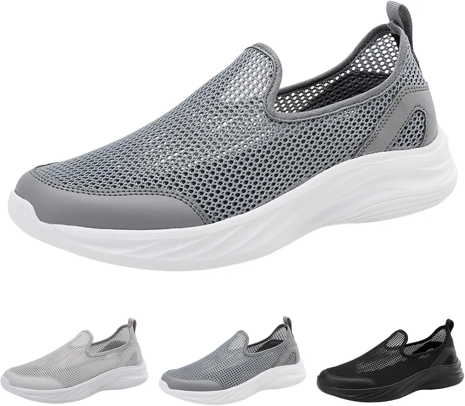 Mens Walking Shoes Men's Fashion Sneakers Slip on Shoe for Men Sneaker for Men Sport Breathable Sneaker