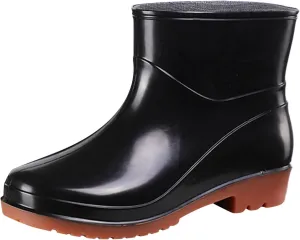 Men's Waterproof Rubber Rain Boots Fishing Boots Non-slip Rain Boots Outdoor Work Boots Lightweight Mid-calf Boots