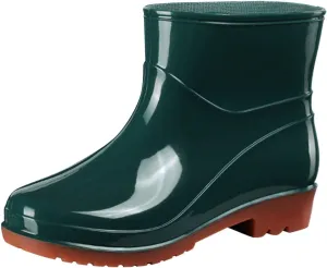 Men's Waterproof Rubber Rain Boots Fishing Boots Non-slip Rain Boots Outdoor Work Boots Lightweight Mid-calf Boots
