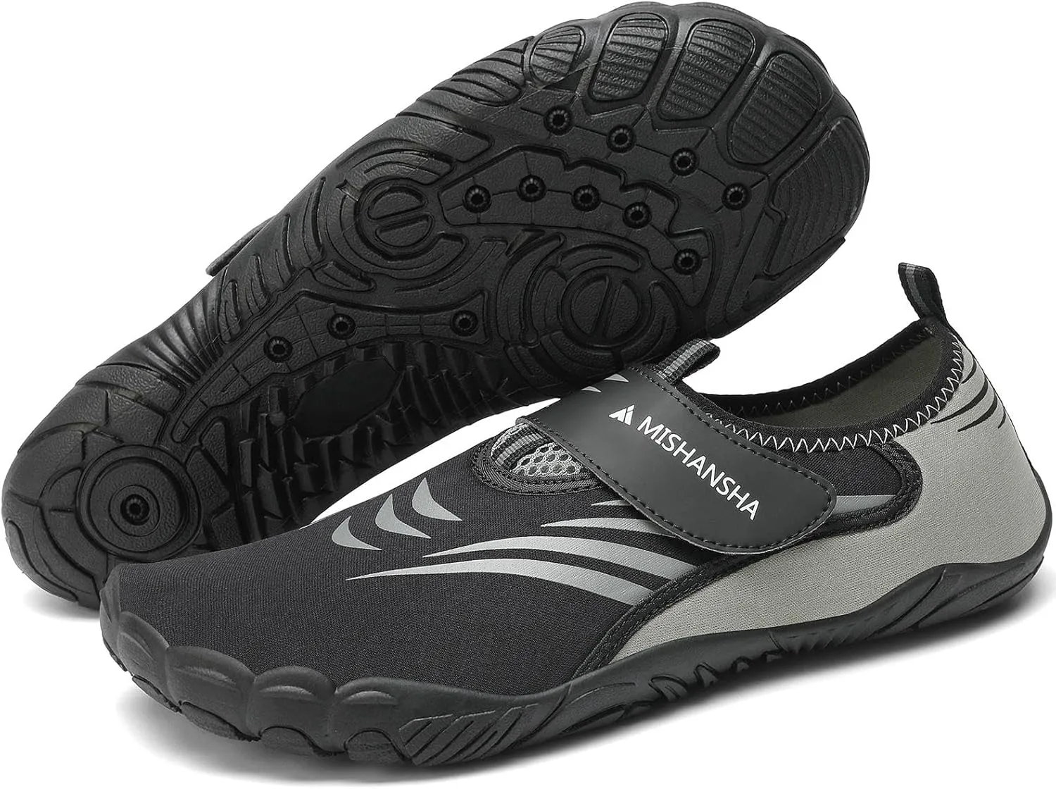 Mishansha Womens Mens Water Swim Shoes Wide Toe Box Barefoot Shoes US Size 5.5-13.5 Women / 3-11.5 Men
