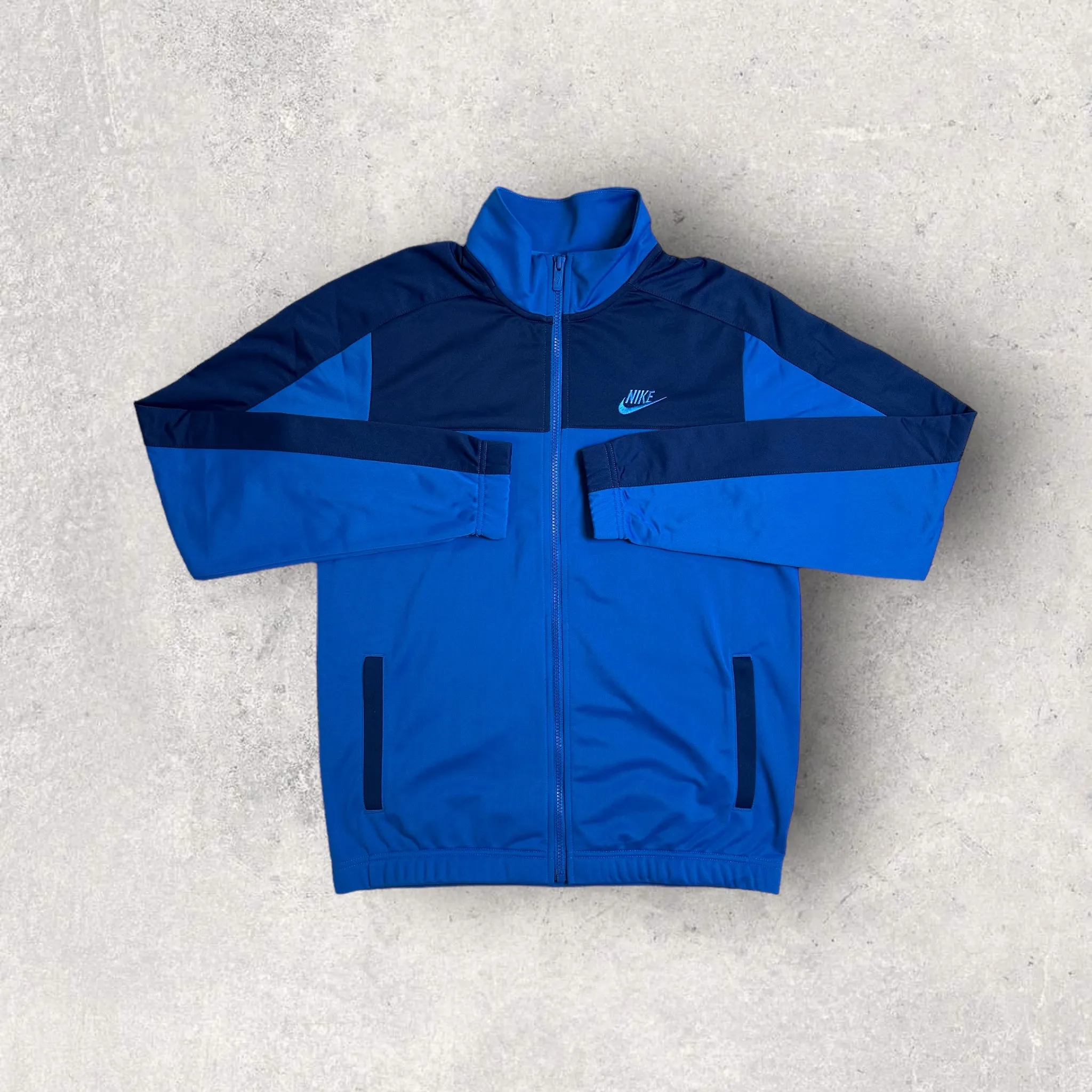 NIKE POLY-KNIT TRACKSUIT - DARK MARINA