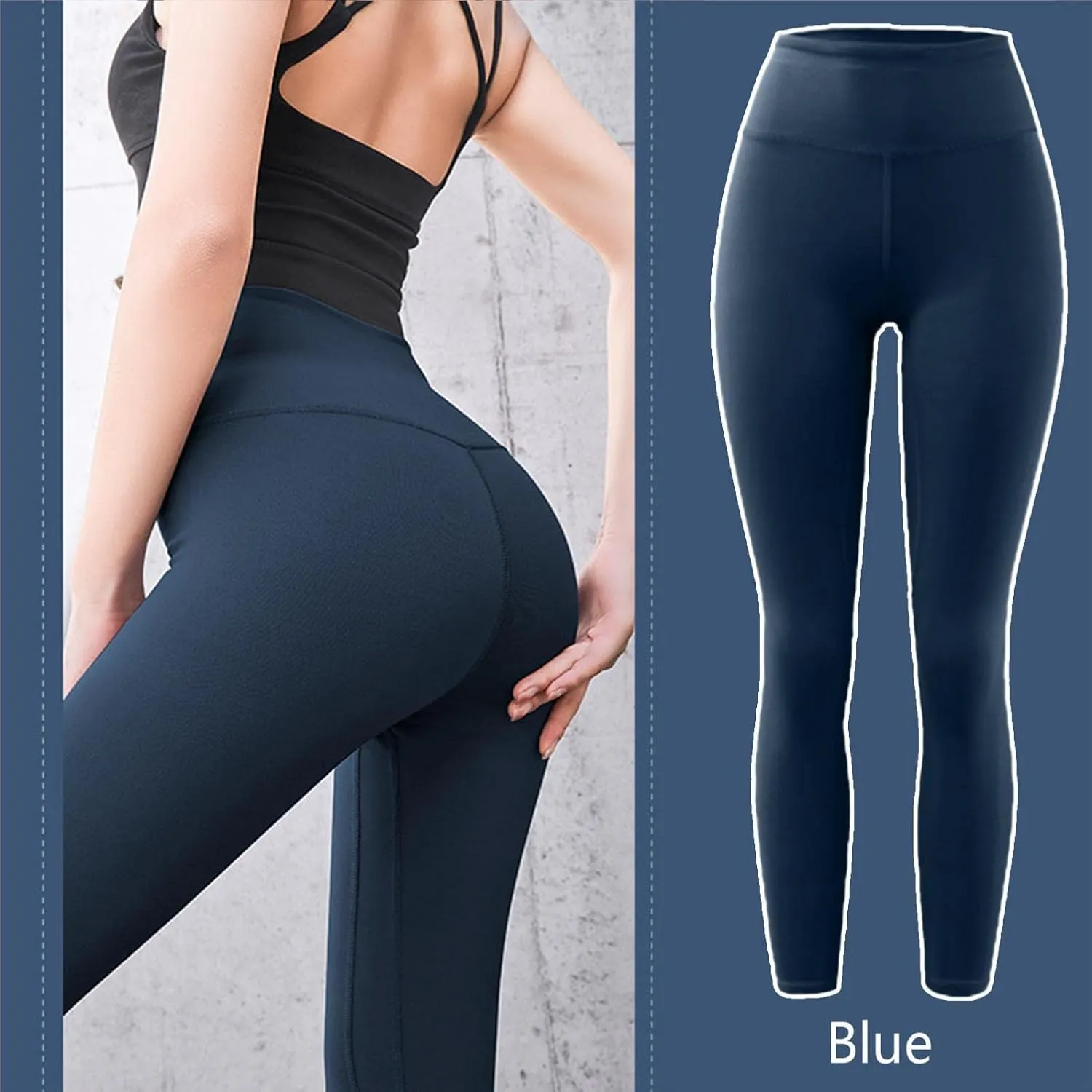 Nyybw Workout Leggings for Women, High Waisted Full-Length Yoga Pants 4 Way Stretch, Buttery Soft Gym Running Pants Trousers