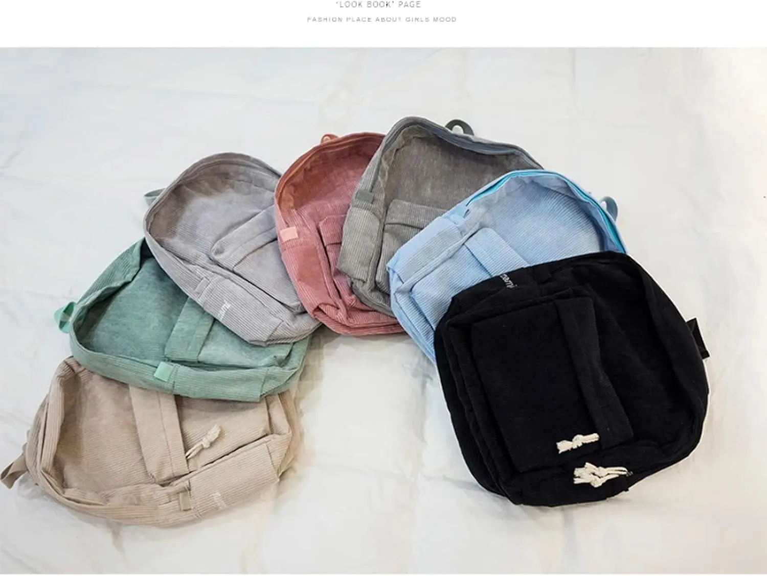 Personalized Corduroy Backpack Casual College Backpack Lightweight Travel Backpack Custom Embroidery School Backpack with Name Laptop Backpacks College Shoulder Bag (aqua,custom)