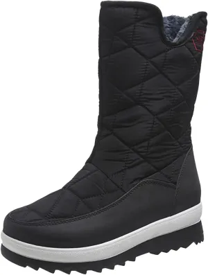 SBGMoSJ Winter Boots for Woman Cute Women's Wide Width Waterproof Slip on Ankle Boots for Swollen Feet Winter Woman Boots Women's Tall Black Winter Boots Waterproof Winter Boots Youth