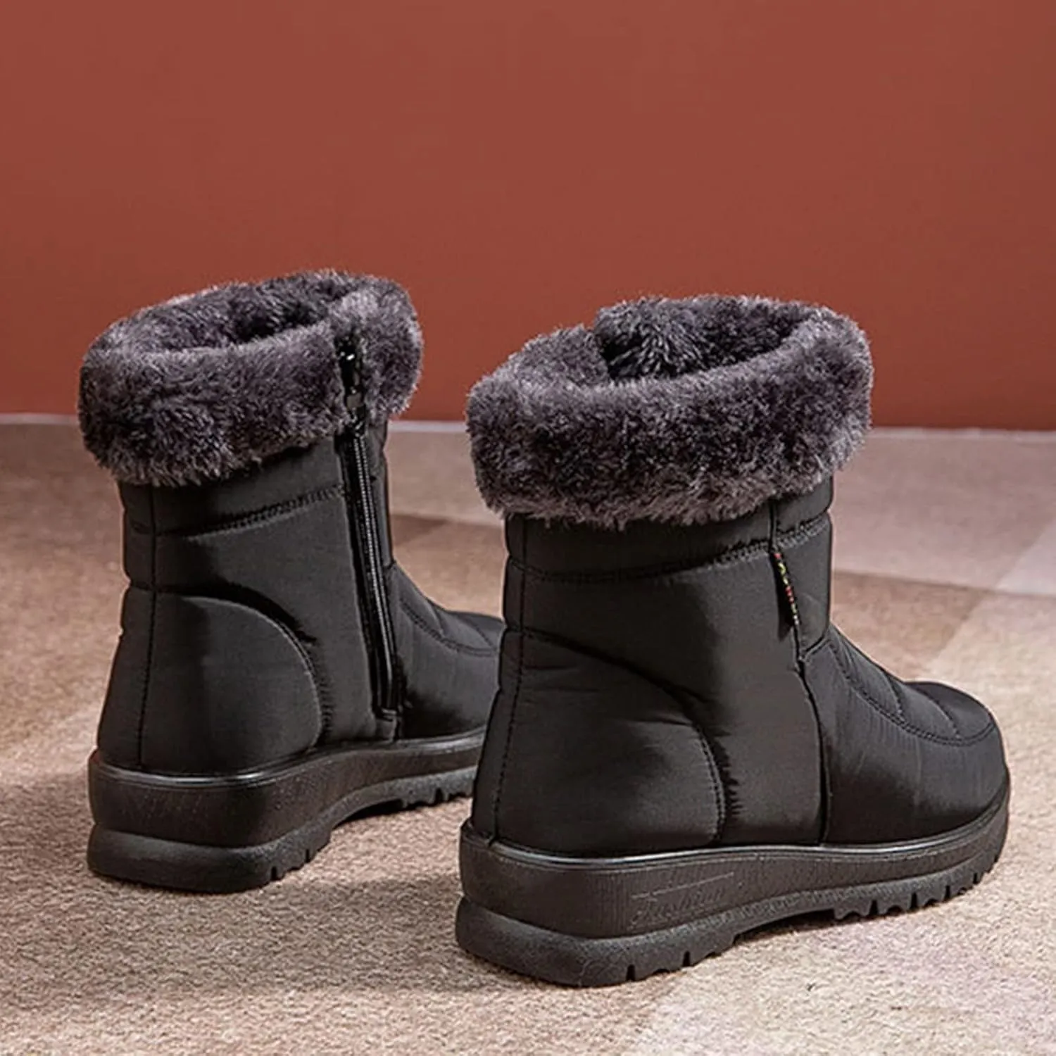 SBGMoSJ Winter Boots for Women 2023 Trendy Fall Women's Winter Boots Waterproof Zipper Womens Winter Boots Size 9 Wide Women Boots Winter Cute Botas De Frio Para Mujer