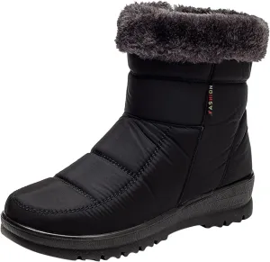 SBGMoSJ Winter Boots for Women 2023 Trendy Fall Women's Winter Boots Waterproof Zipper Womens Winter Boots Size 9 Wide Women Boots Winter Cute Botas De Frio Para Mujer
