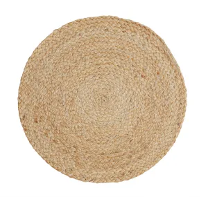 Selene Rustic Round Jute Table Placemats - Ideal for Dinner Settings