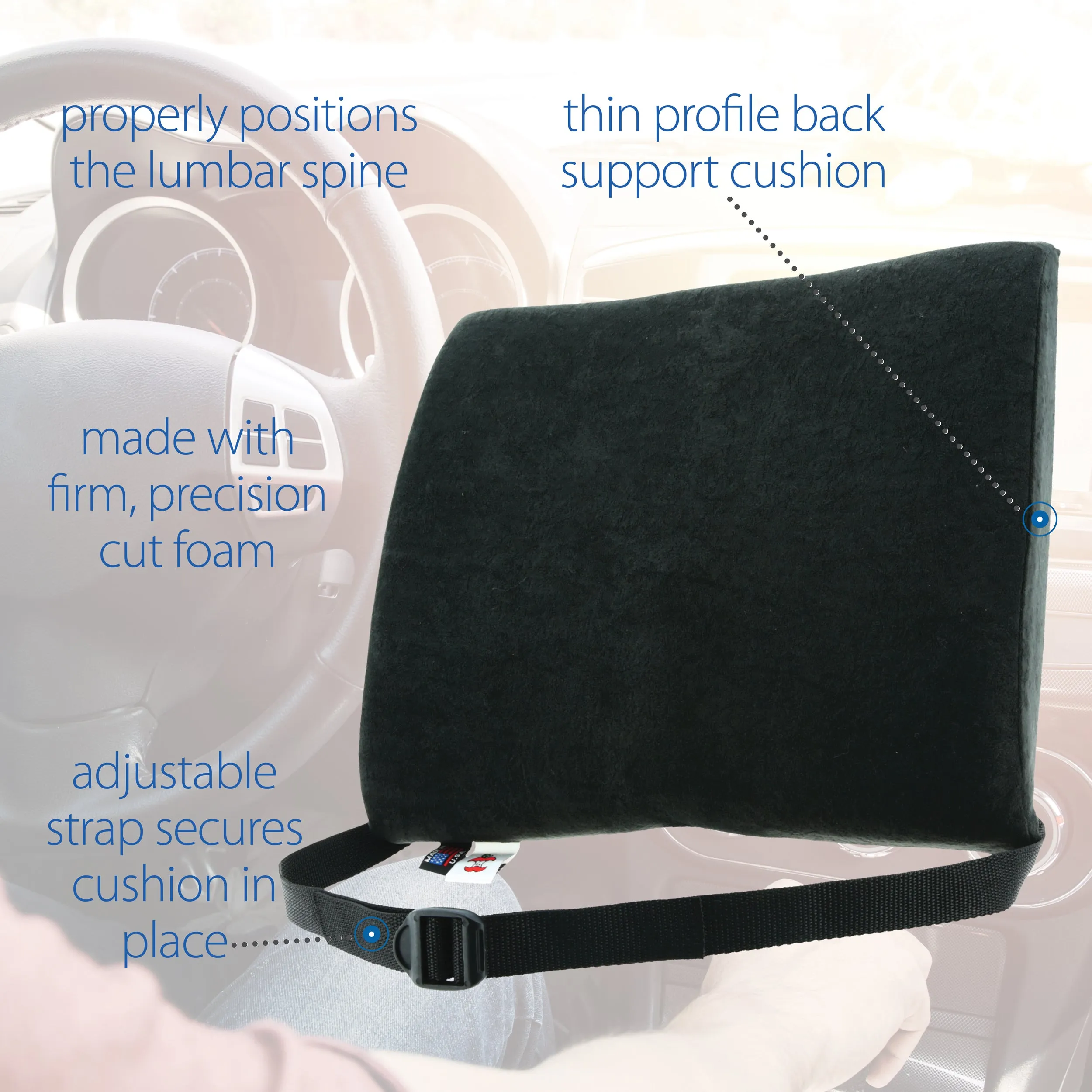 Slimrest Deluxe Lumbar Support