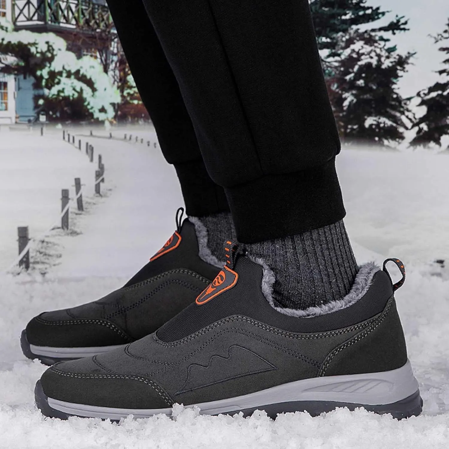 Slip on Winter Boots for Women Wide Woman Snow Boots Size 12 Fur Boots for Women Winter Y2k Winter White Ankle Boots for Women Botas Para El Frio De Mujer Elegantes