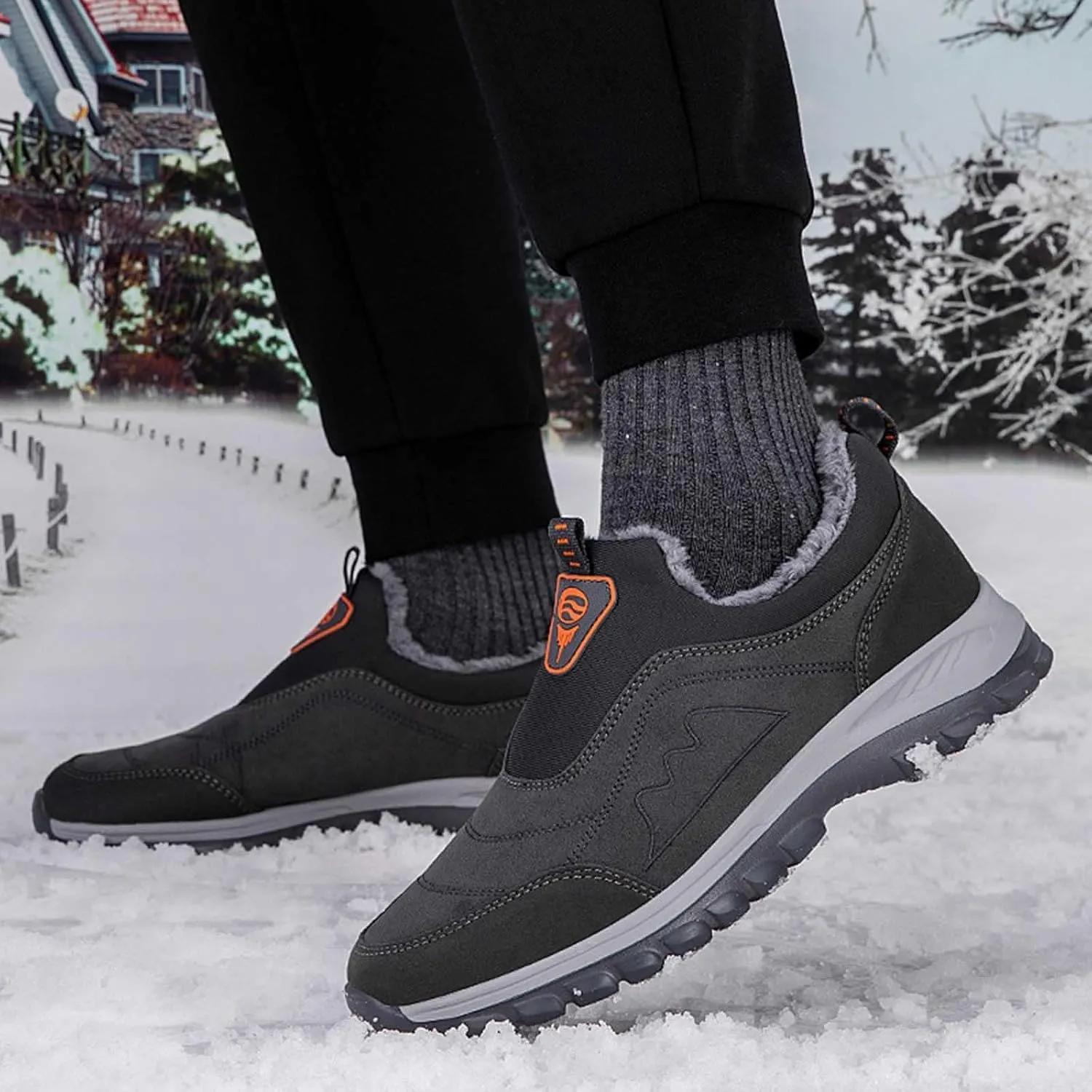 Slip on Winter Boots for Women Wide Woman Snow Boots Size 12 Fur Boots for Women Winter Y2k Winter White Ankle Boots for Women Botas Para El Frio De Mujer Elegantes