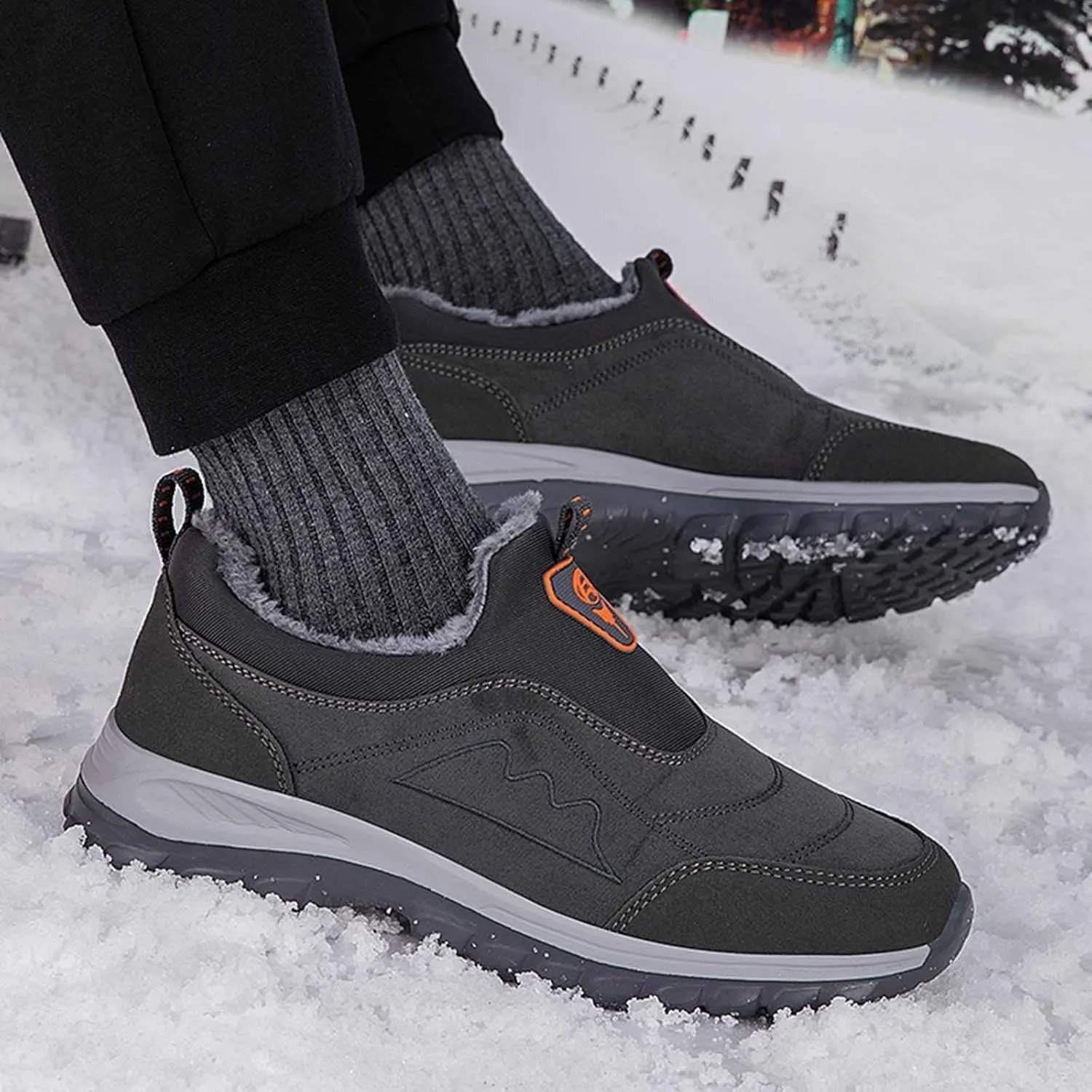 Slip on Winter Boots for Women Wide Woman Snow Boots Size 12 Fur Boots for Women Winter Y2k Winter White Ankle Boots for Women Botas Para El Frio De Mujer Elegantes