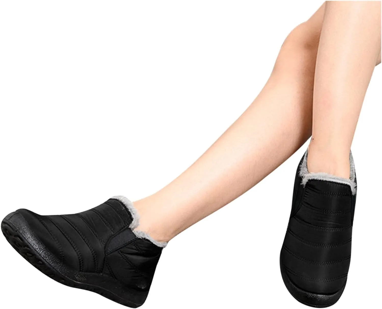 Snow Boots for Women Cute Tall Womens Boots Winter Slip on Waterproof Winter Boots Women Fur Womens Hiking Boots Waterproof Lightweight Waterproof Womens Boots Size 11
