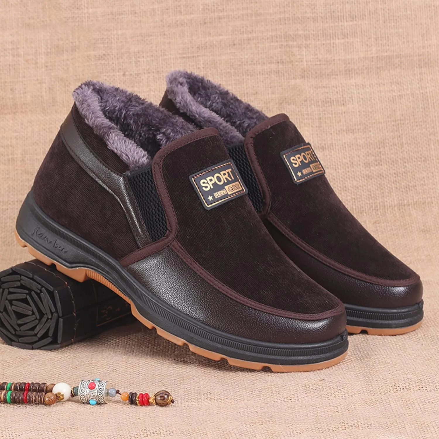 Snow Boots for Women Cute Water Shoes for Women Size 8 Snow Boots Winter Ankle Shoes for Women Waterproof Snow Snowboard Boots Women Womens Dress Waterproof Leather Ankle Boots Black