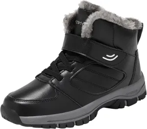 Snow Boots for Women Waterproof Non Slip Wide Womens Boots Winter Ankle Womens Wide Width Snow Boots with Zipper Boots for Snow Woman Winter Boot for Women Size 5.5
