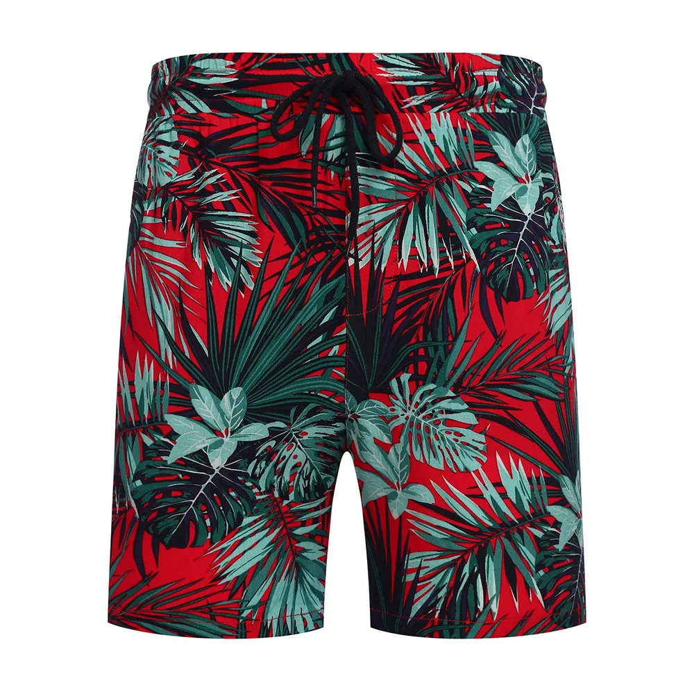 Summer Beach 2 Piece Outfits Flower Shirt Tracksuits for Men