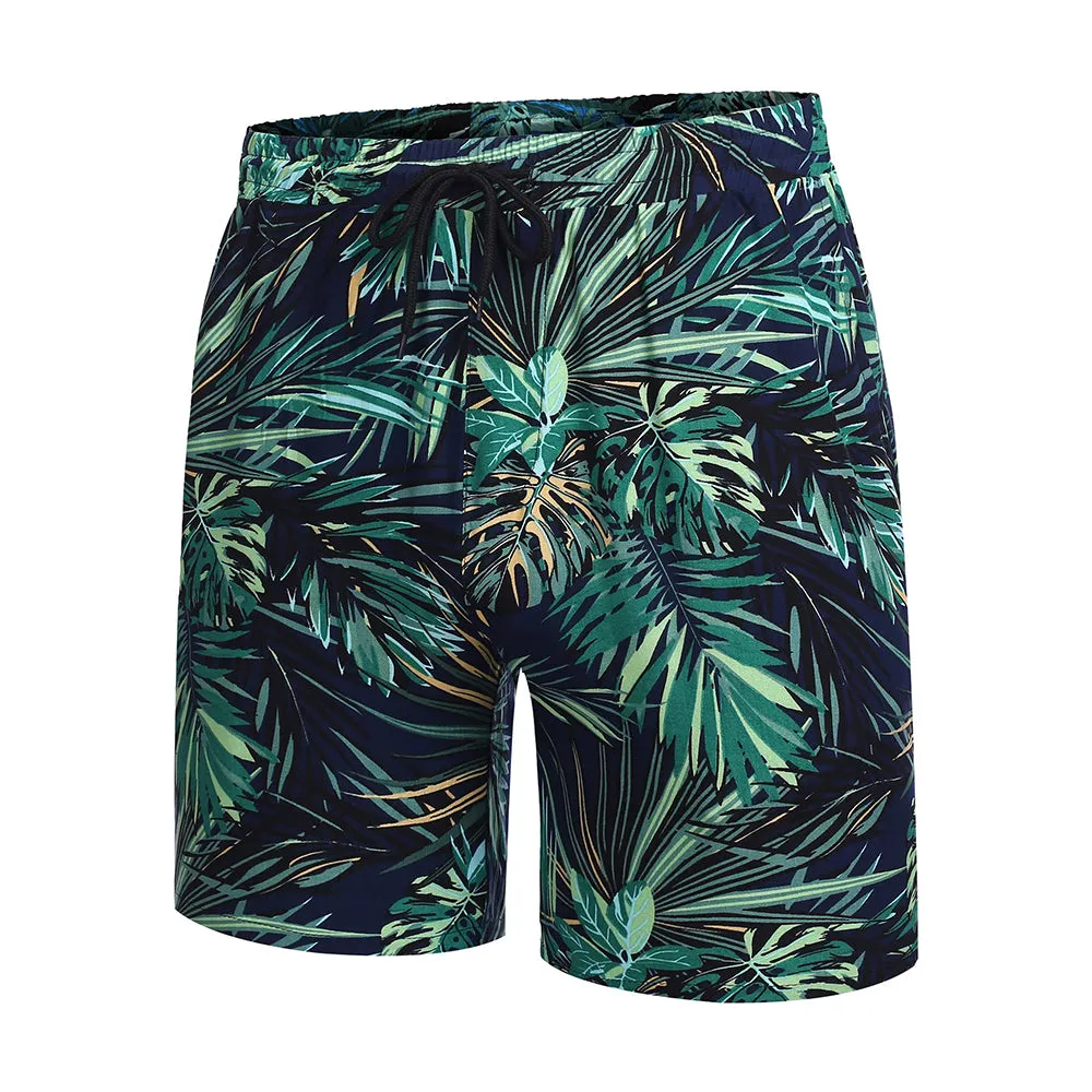 Summer Beach 2 Piece Outfits Flower Shirt Tracksuits for Men