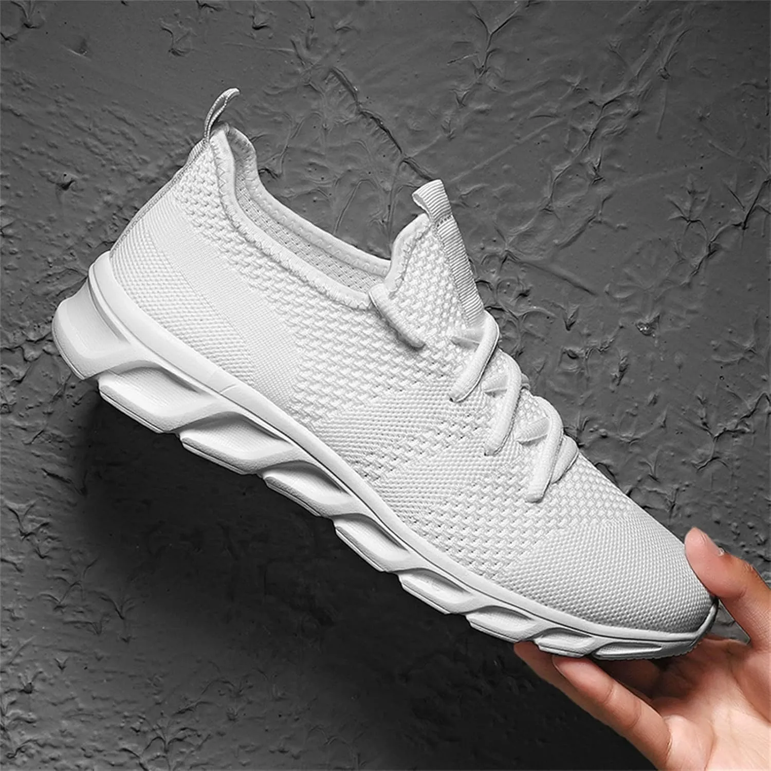 Tennis Shoes Men Volleyball Shoes Men Men's Supportive Running Athletic Sneakers Mens Sneaker Walking for for Everyday and Travel White Sneakers