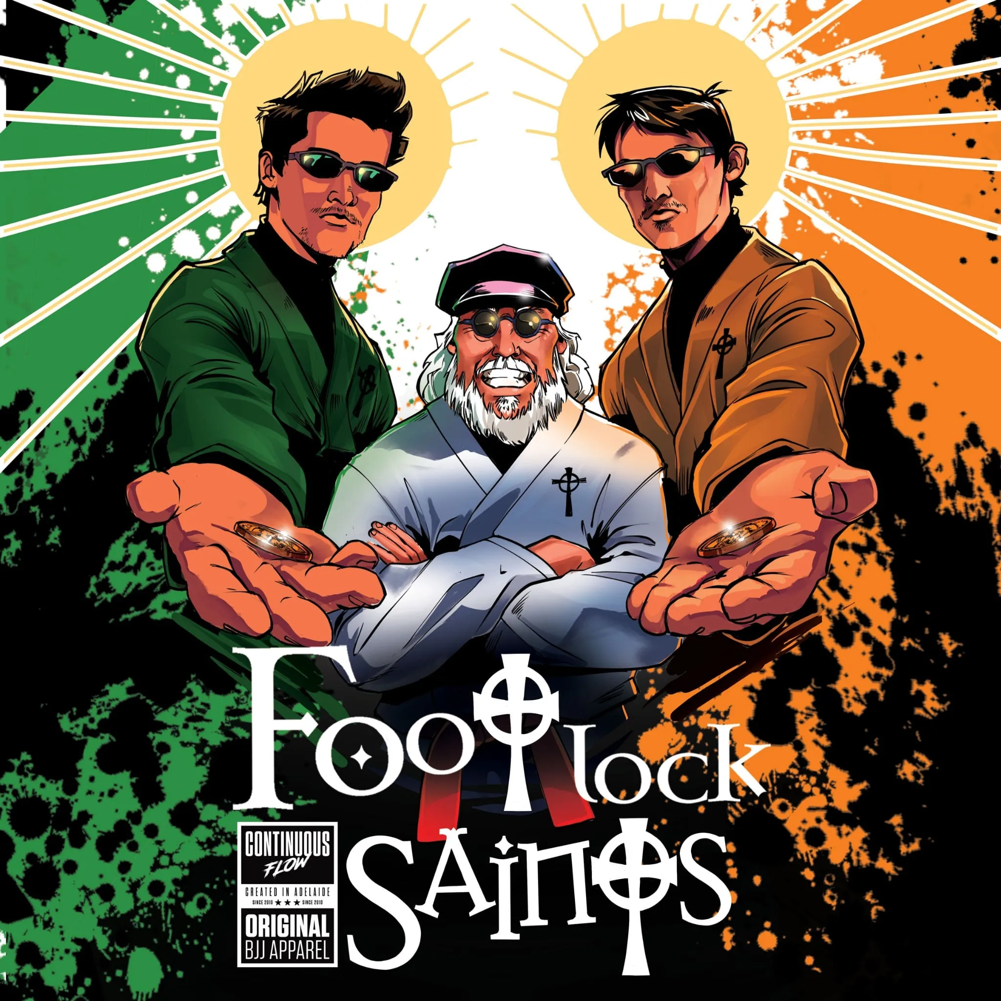 The Footlock Saints Short Sleeve Rashguard