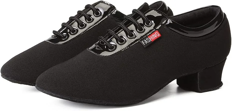 TINRYMX Women & Men Latin Dance Shoes Lace up Ballroom Modern Tango Professional Performence Practice Dance Shoes,2801/2805