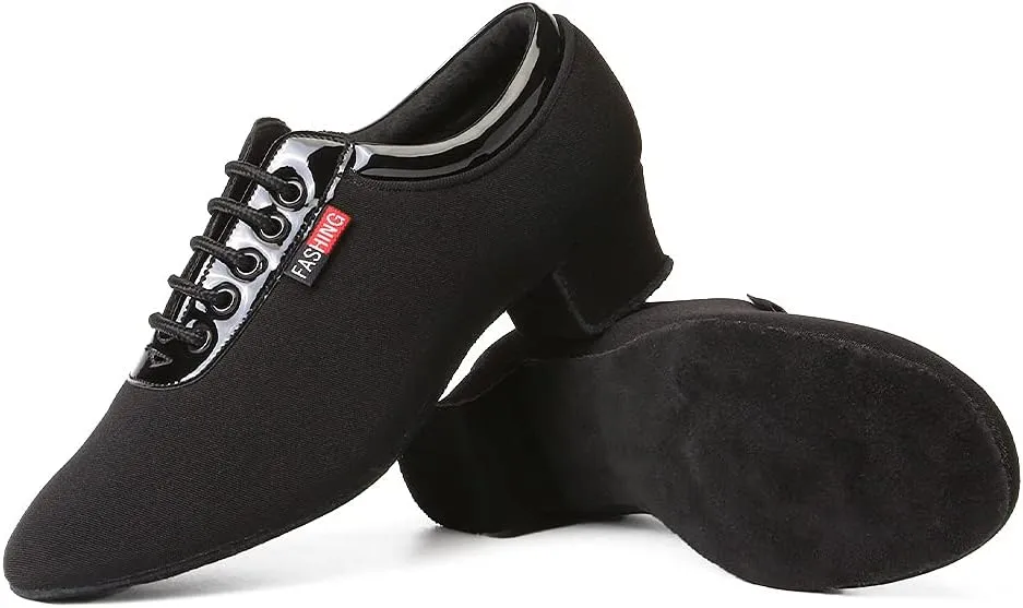 TINRYMX Women & Men Latin Dance Shoes Lace up Ballroom Modern Tango Professional Performence Practice Dance Shoes,2801/2805