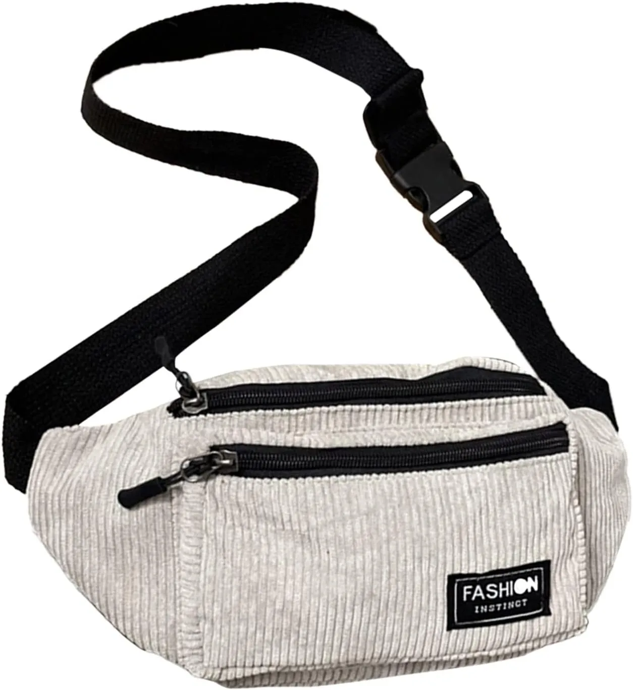 Vegan Leather Small Crossbody Bag for Women Chest Bags Sling Purses for Travel Shopping Sports Backpack(Grey)