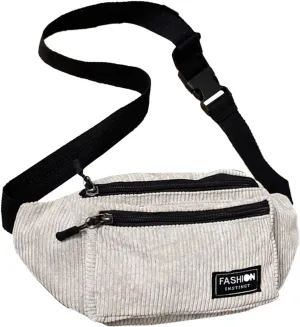 Vegan Leather Small Crossbody Bag for Women Chest Bags Sling Purses for Travel Shopping Sports Backpack(Grey)