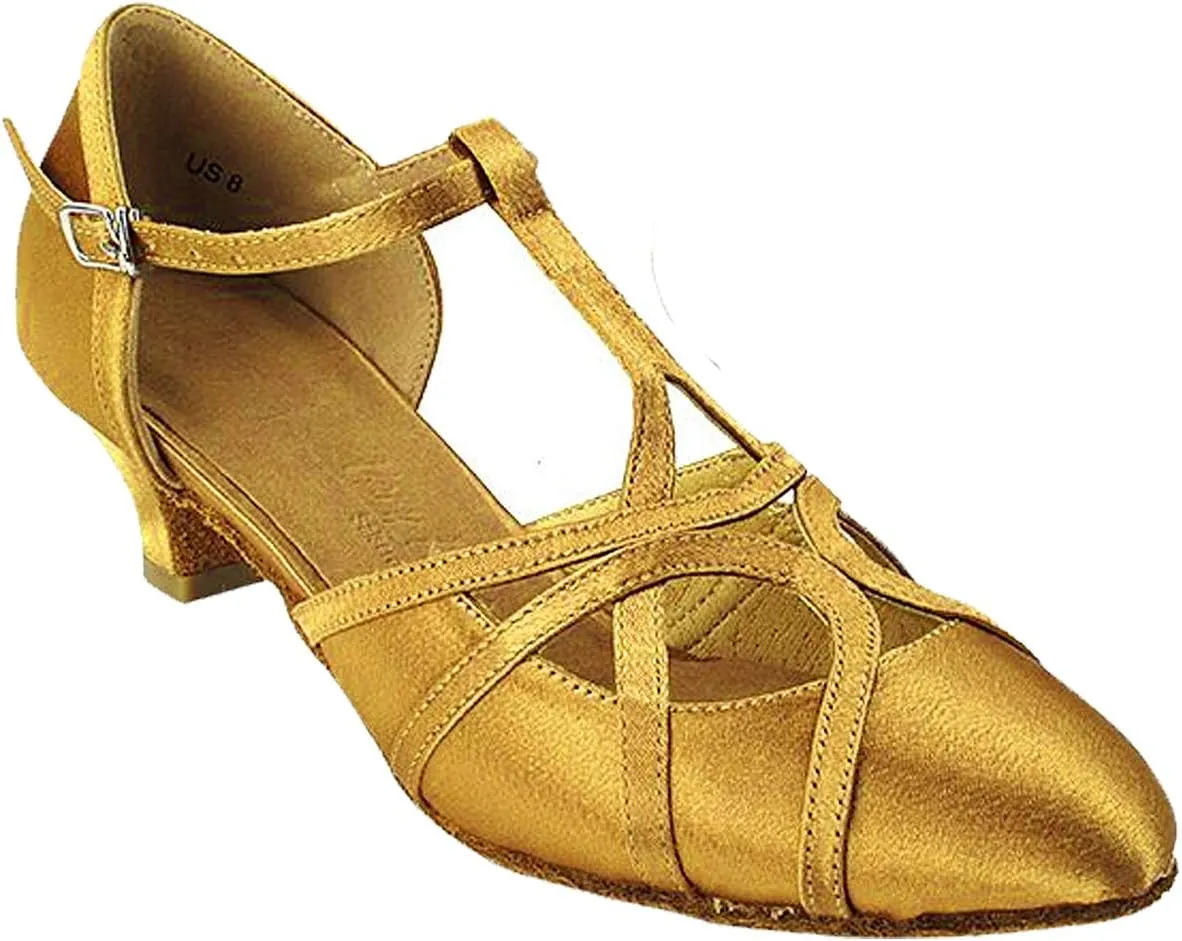 Very Fine Dance Shoes Women's Ballroom Dance Shoes Salsa Latin Practice Shoes Sera3541EB Comfortable 1.2" [Bundle of 5]