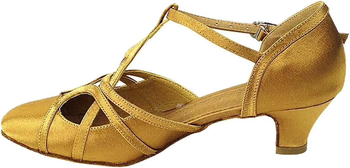Very Fine Dance Shoes Women's Ballroom Dance Shoes Salsa Latin Practice Shoes Sera3541EB Comfortable 1.2" [Bundle of 5]