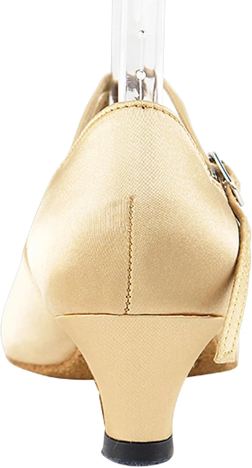 Very Fine Women's Ballroom Dance Shoes Salsa Latin Practice Shoes 9691EB Comfortable Dance Shoes 1.3" [Bundle of 5]
