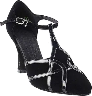 Very Fine Women's Ballroom Dance Shoes Tango Wedding Salsa Shoes S3801EB Comfortable Dance Shoes 3" [Bundle of 5]