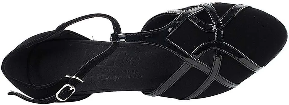 Very Fine Women's Ballroom Dance Shoes Tango Wedding Salsa Shoes S3801EB Comfortable Dance Shoes 3" [Bundle of 5]