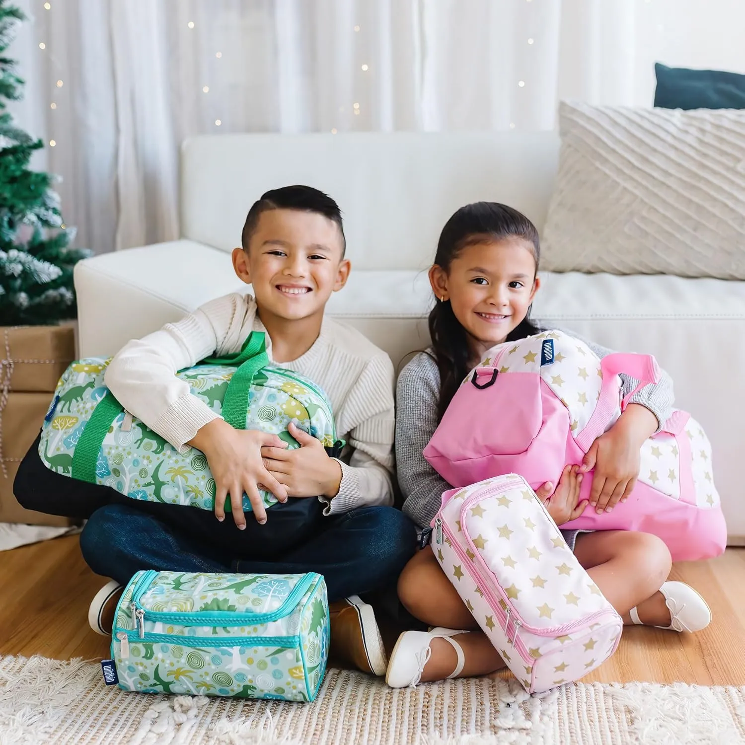 Wildkin Kids Overnighter Duffel Bag  Carry-On Size, Ideal for School & Sleepovers  Wild Horses