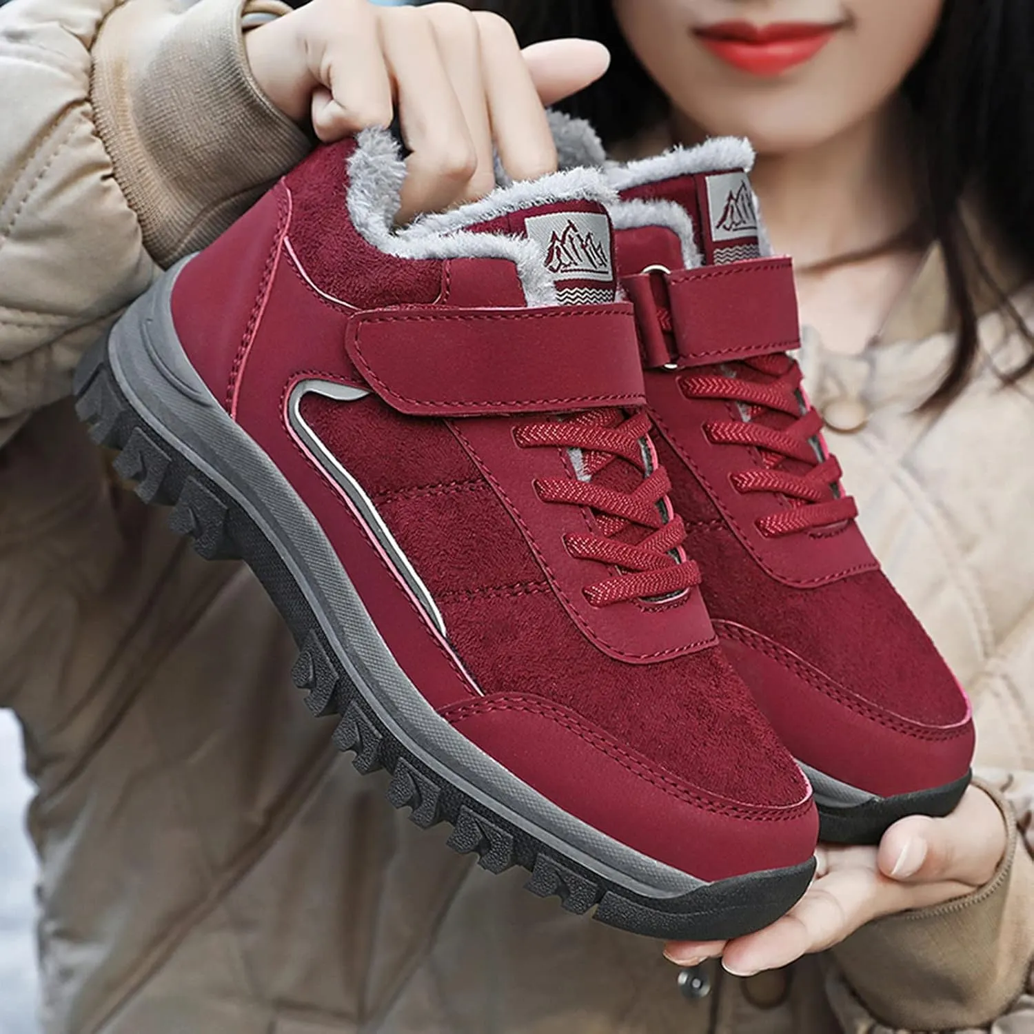 Winter Ankle Boots for Women Waterproof Snow Size 11 Lightweight Women Snow Boots Calf High Winter Boots Waterproof Insulated Zapatos Para Nieve De Mujer Botas De Invierno Para Mujeres