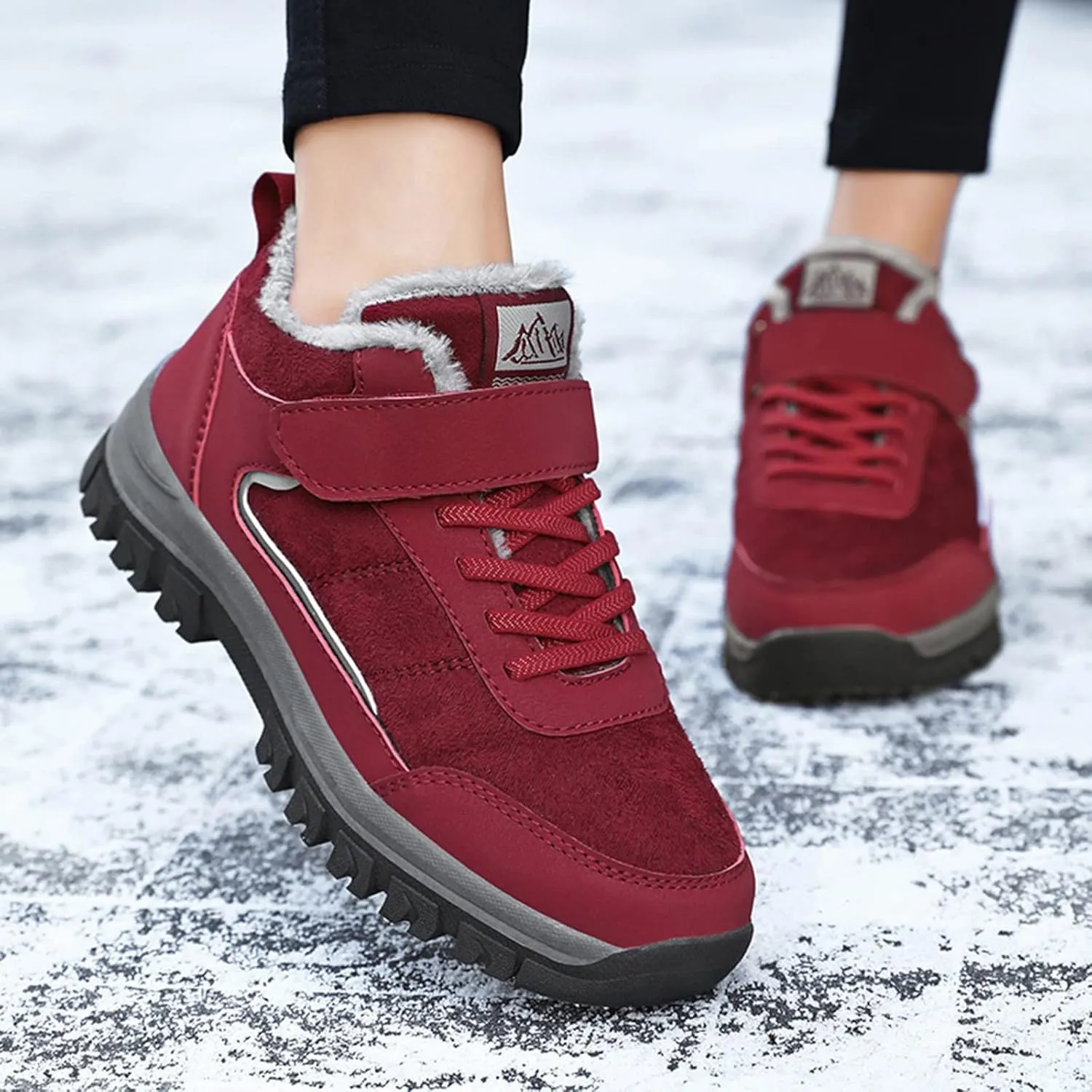Winter Ankle Boots for Women Waterproof Snow Size 11 Lightweight Women Snow Boots Calf High Winter Boots Waterproof Insulated Zapatos Para Nieve De Mujer Botas De Invierno Para Mujeres