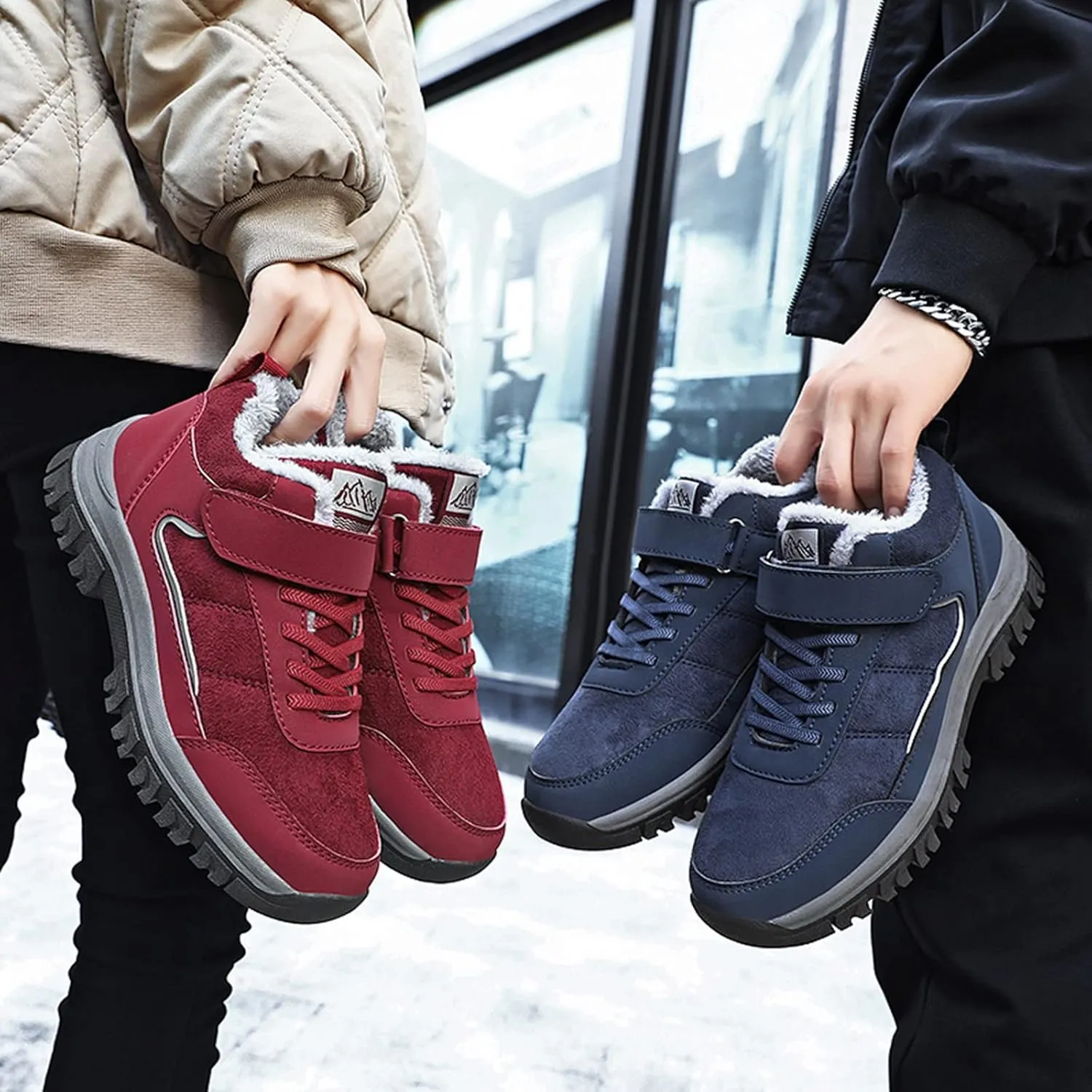 Winter Ankle Boots for Women Waterproof Snow Size 11 Lightweight Women Snow Boots Calf High Winter Boots Waterproof Insulated Zapatos Para Nieve De Mujer Botas De Invierno Para Mujeres