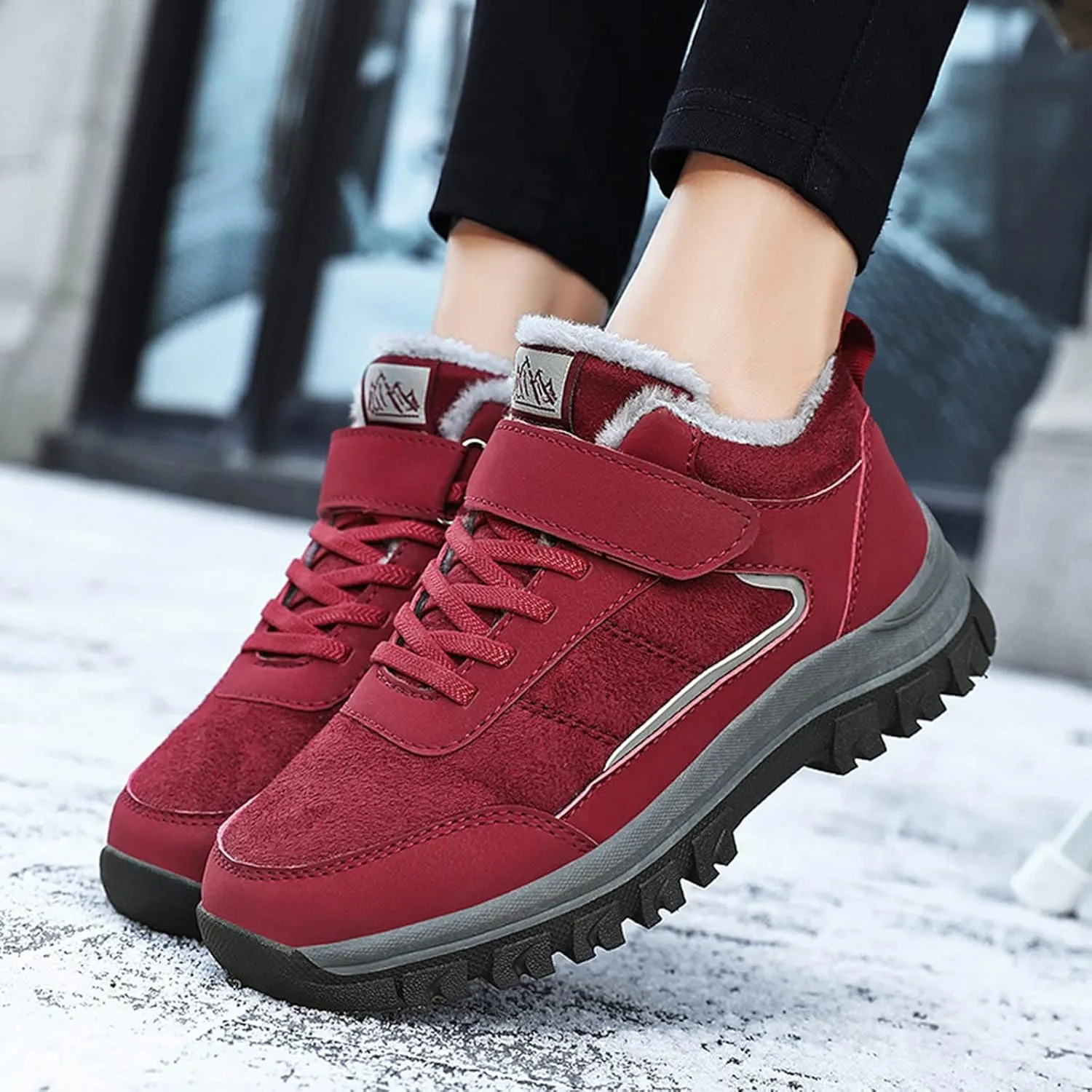 Winter Ankle Boots for Women Waterproof Snow Size 11 Lightweight Women Snow Boots Calf High Winter Boots Waterproof Insulated Zapatos Para Nieve De Mujer Botas De Invierno Para Mujeres
