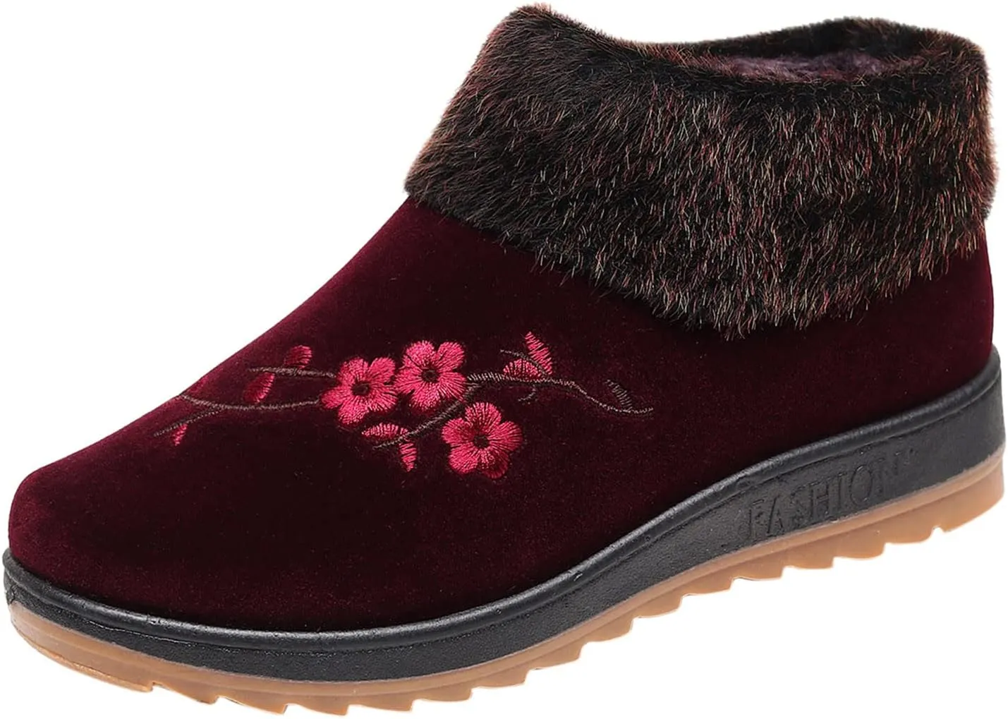 Winter Boots for Men Women's Snow Boots Size 8.5 Furry Boots Duck Boots Women's Classic Mini Boots Winter Suede Anti-Slip Ankle Snow Boots of Today
