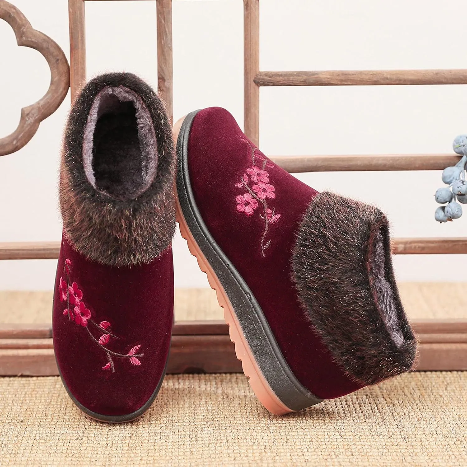 Winter Boots for Men Women's Snow Boots Size 8.5 Furry Boots Duck Boots Women's Classic Mini Boots Winter Suede Anti-Slip Ankle Snow Boots of Today