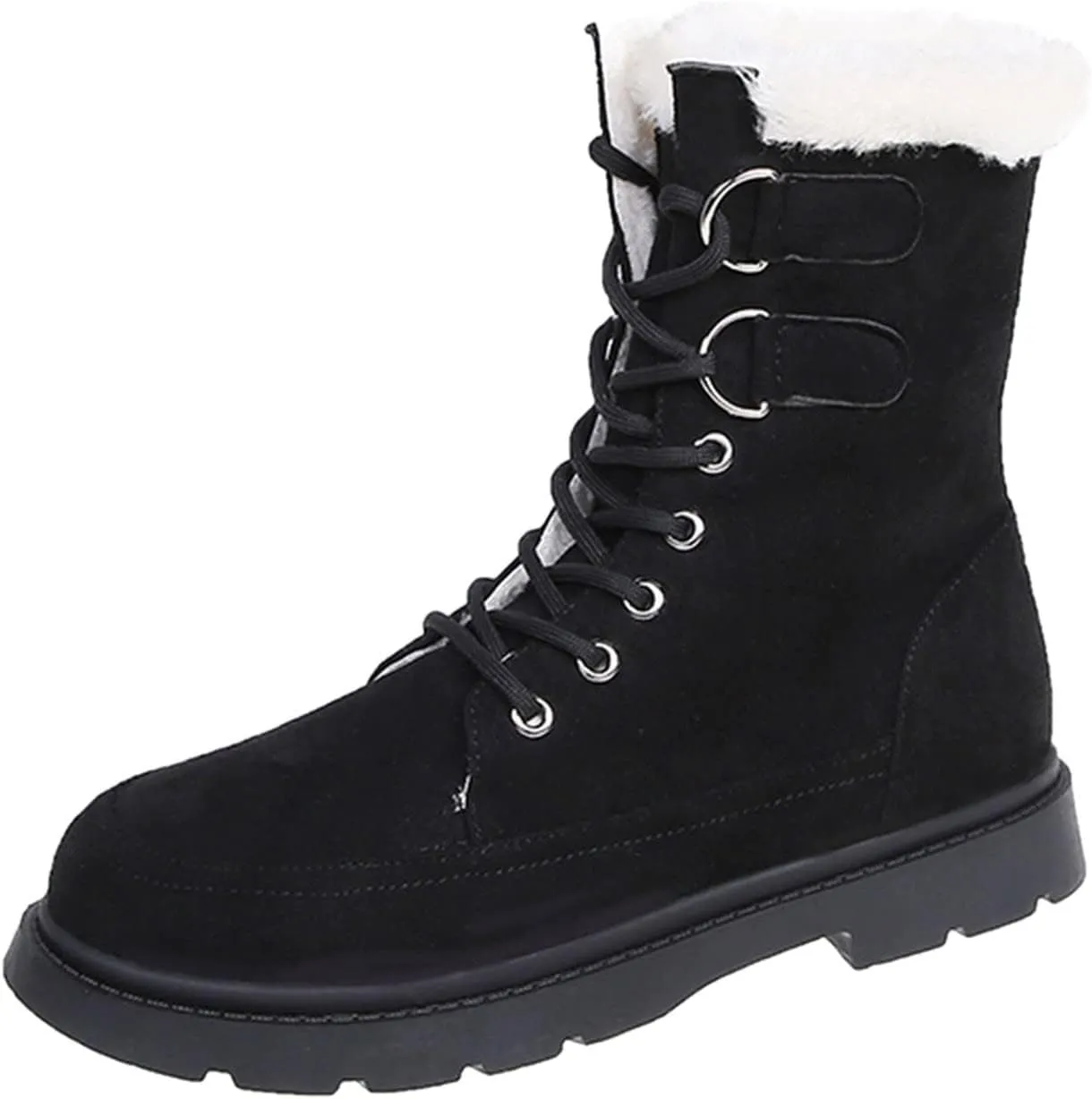 Winter Boots for Women Waterproof Size 12 Womens Black Winter Snow Boots Winter Work Boots for Women Waterproof Snow Zapatos De Mujer Para El Frio Y Nieve Botas Nieve Para Mujer