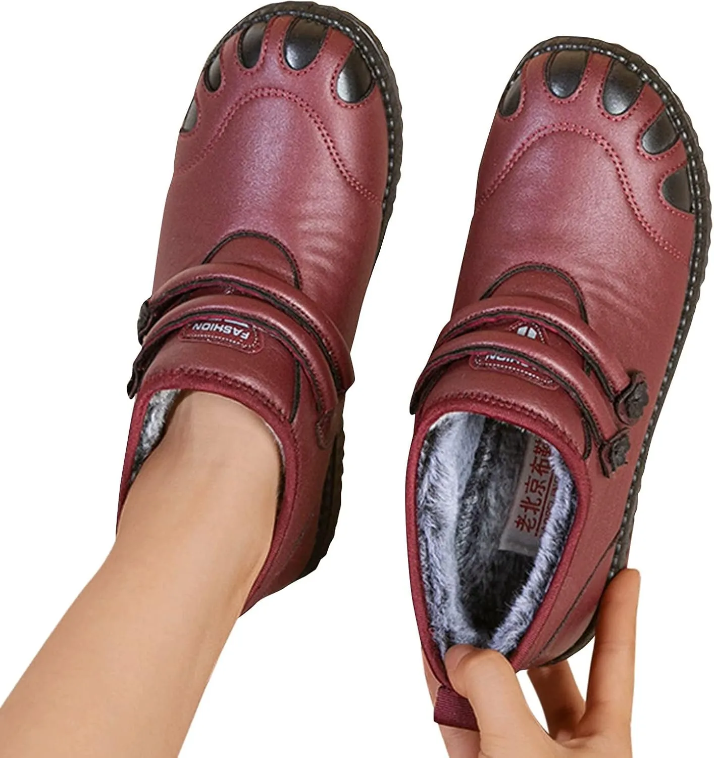 Winter Boots for Women Waterproof Snow 11 Wide Womens Winter Boots Waterproof Insulated Womens Slip on Winter Boots Wide Boots for Snowboard Botas Largas De Invierno Para Mujer Con TacN