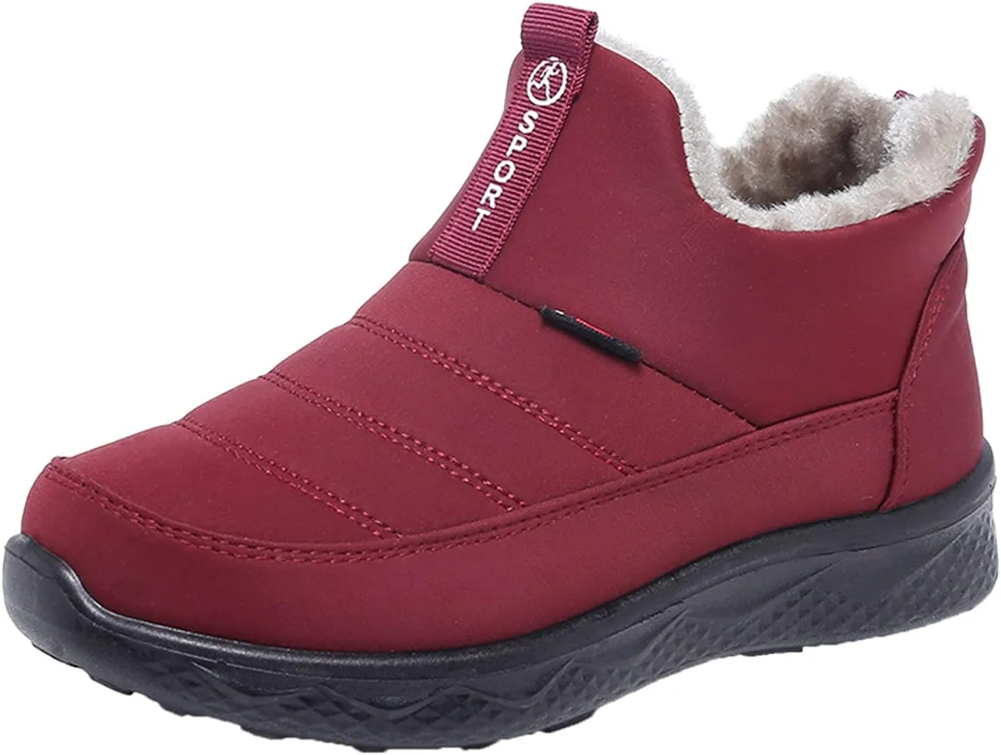 Winter Combat Boots for Women Waterproof Snow Non Slip Women's Short Snow Boots Cute Winter Boots for Women Waterproof Boots for Snowshoes Women Women Wide Calf Winter Boot