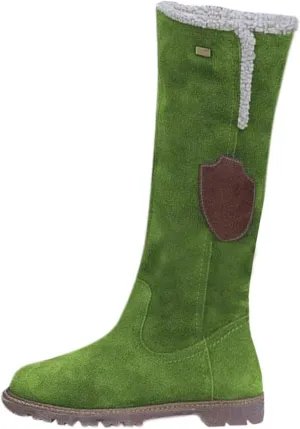 Winter Knee High Boots for Women Waterproof Snow Non Slip Womens Black Snow Boots with Fur Snow Boots Womens Waterproof Womens Suede Snow Boots Mid-Calf Winter Shoes with Side Bows Botas Para El Frio