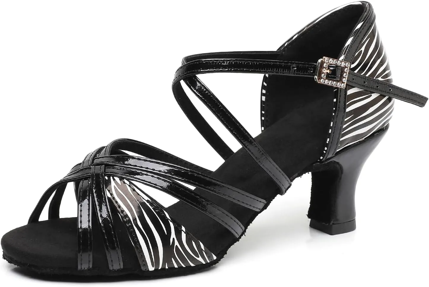 Women Ballroom Latin Dance Shoes Open Toe Jazz Ballroom Dancing Shoes